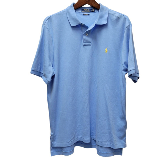 Polo Ralph Lauren Custom Fit Cotton Shirt Size Large Men's Excellent Condition - Picture 1 of 8